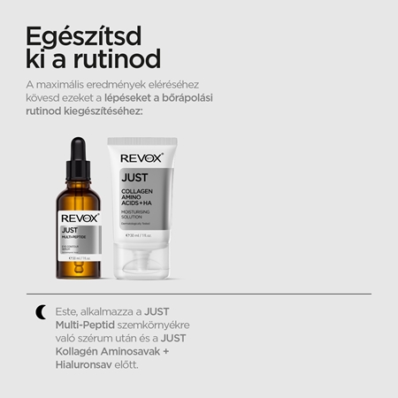 Revox B77 JUST Mandelic Acid 10% + HA kisimító szérum mandula savval