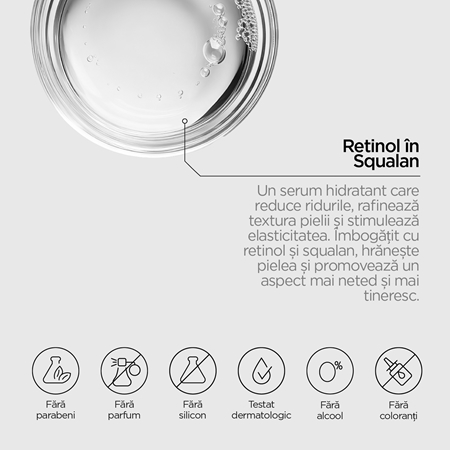 Revox B77 Just Retinol In Squalane ser antirid cu retinol pentru față și gât