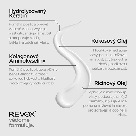 Revox B77 PLEX Hair Perfecting Treatment. Step 3 před-šamponová péče pro barvené a poškozené vlasy