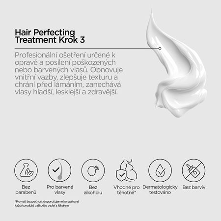 Revox B77 PLEX Hair Perfecting Treatment. Step 3 před-šamponová péče pro barvené a poškozené vlasy