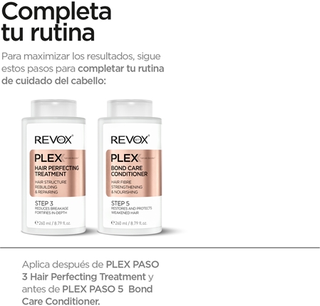 Revox B77 PLEX Bond Care Shampoo. Step 4 champú revitalizador con efecto humectante