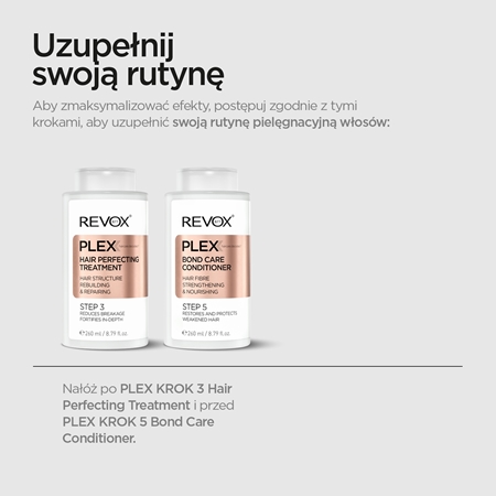 Revox B77 PLEX Bond Care Shampoo. Step 4 szampon wzmacniający o działaniu nawilżającym