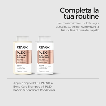 Revox B77 PLEX Bond Repairing Oil. Step 7 olio nutriente per capelli brillanti e morbidi