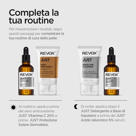 Revox B77 Just Hyaluronic Acid 3% gel detergente idratante per il viso