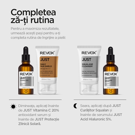 Revox B77 JUST Hyaluronic Acid 3% gel hidratant de curatare faciale