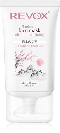 Revox B77 Japanese Routine 3 Minute Face Mask Ultra Moisturizing intenzivní hydratační maska na obličej