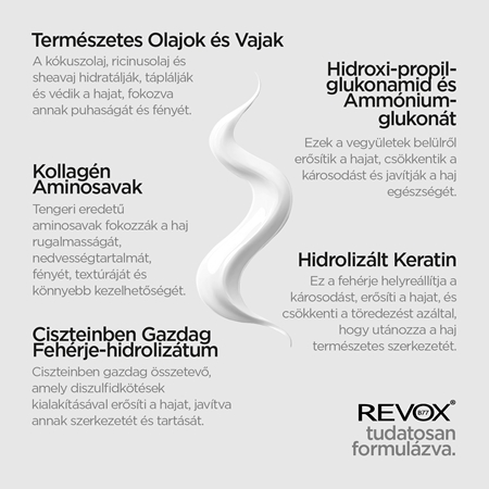 Revox B77 PLEX Hair Rebuilding System Set for Salon & Home szett a sérült és festett hajra