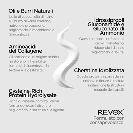 Revox B77 PLEX Hair Rebuilding System Set for Salon & Home set per capelli rovinati e tinti