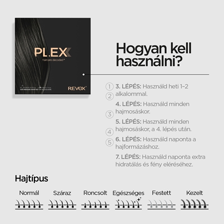 Revox B77 PLEX Hair Rebuilding System Set for Salon & Home szett a sérült és festett hajra