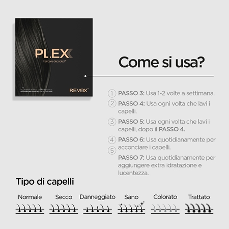 Revox B77 PLEX Hair Rebuilding System Set for Salon & Home set per capelli rovinati e tinti