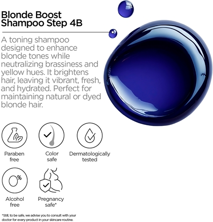 Revox B77 PLEX Blonde Boost Shampoo. Step 4B šampon za nevtralizacijo rumenih tonov za blond lase