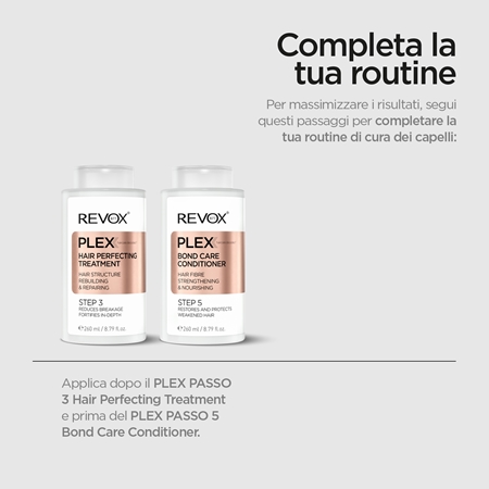 Revox B77 PLEX Blonde Boost Shampoo. Step 4B shampoo anti-giallo per capelli biondi