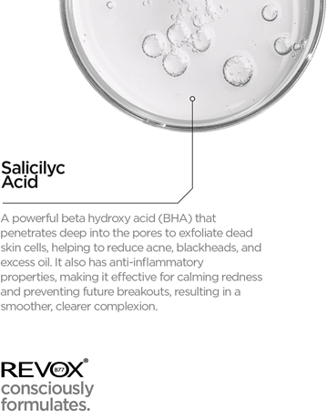 Revox B77 Just Salicylic Acid 2% Anhydrous sérum peeling exfoliant visage