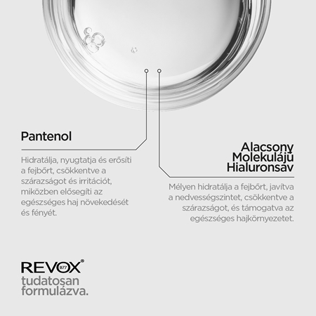 Revox B77 JUST Hyaluronic Acid 2% for Hair hidratáló szérum a hajra és a fejbőrre