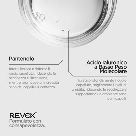 Revox B77 JUST Hyaluronic Acid 2% for Hair siero idratante per capelli e cuoio capelluto