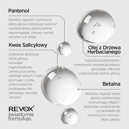 Revox B77 JUST Salicylic Acid 2% głęboko oczyszczające serum do skóry głowy