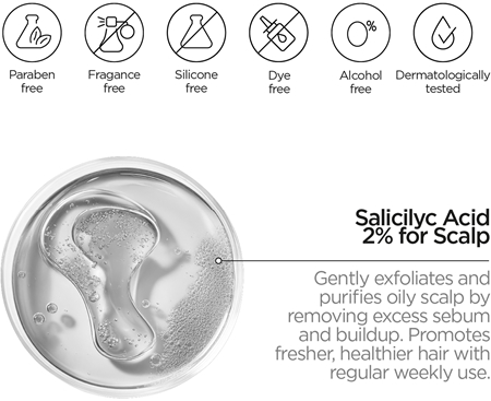 Revox B77 JUST Salicylic Acid 2% sérum purifiant en profondeur cuir chevelu