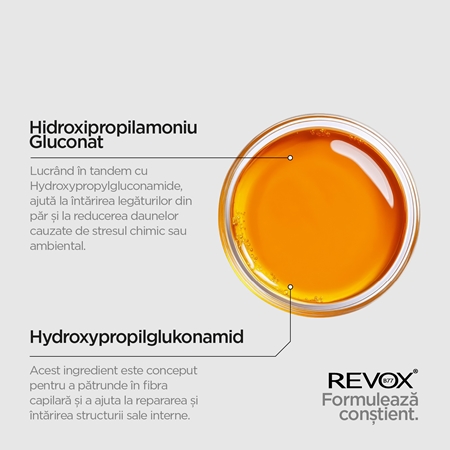Revox B77 PLEX Bond Multiply Formula. Step 1 Ingrijire protectoare pentru par degradat sau tratat chimic