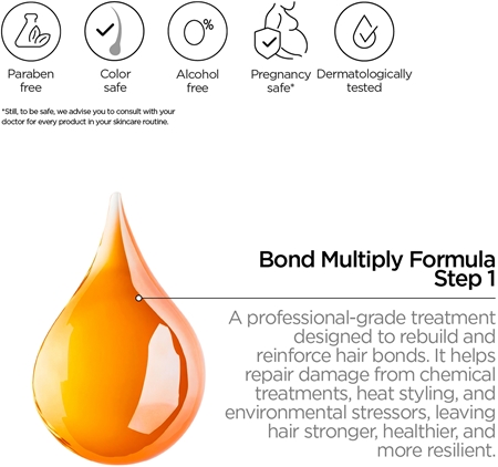 Revox B77 PLEX Bond Multiply Formula. Step 1 zaščitna nega za poškodovane in kemično obdelane lase