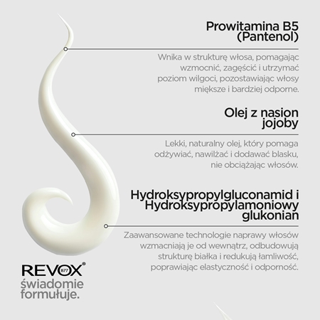 Revox B77 PLEX Bond Perfect Formula. Step 2 pielęgnacja wzmacniająca po chemicznej ingerencji we włosy