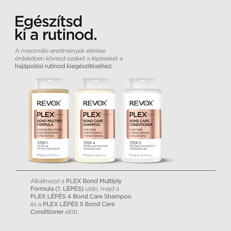Revox B77 PLEX Bond Perfect Formula. Step 2 erősítő ápolás kémiai hajkezelés után