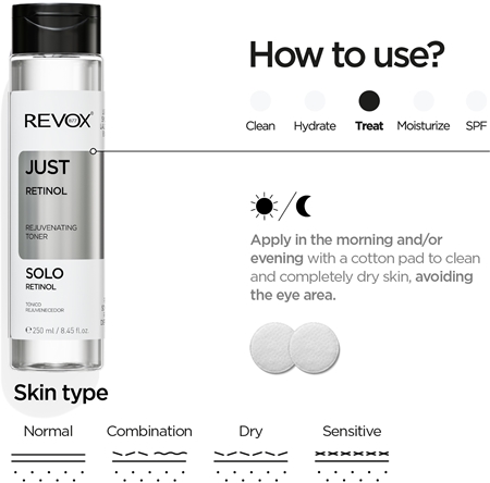 Revox B77 JUST Retinol toner for skin rejuvenation