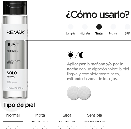 Revox B77 JUST Retinol tónico rejuvenecedor de la piel