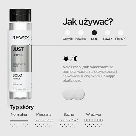 Revox B77 JUST Retinol tonik do odmładzania skóry