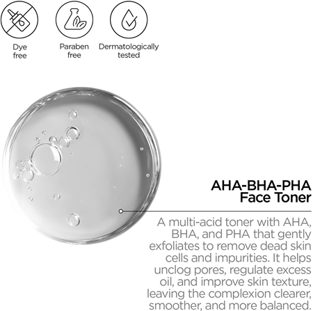 Revox B77 Zitcare AHA BHA PHA Active Face Toner gently cleansing toner