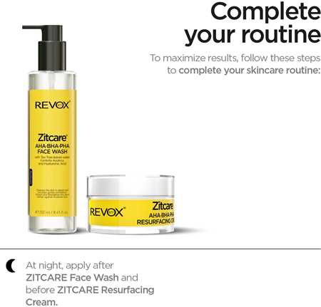 Revox B77 Zitcare AHA BHA PHA Active Face Toner gently cleansing toner