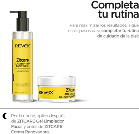 Revox B77 Zitcare AHA BHA PHA Active Face Toner tónico limpiador suave