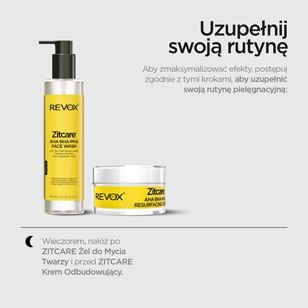 Revox B77 Zitcare AHA BHA PHA Active Face Toner delikatny tonik oczyszczający