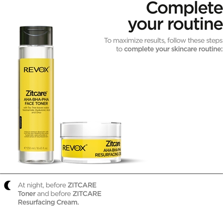 Revox B77 Zitcare AHA BHA PHA Face Wash jemný čistiaci gél s exfoliačným účinkom