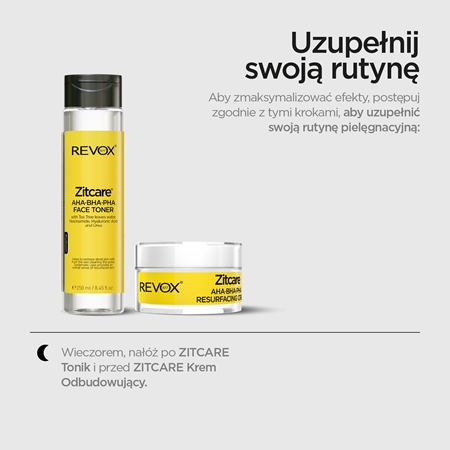 Revox B77 Zitcare AHA BHA PHA Face Wash delikatny żel oczyszczający z efektem złuszczającym