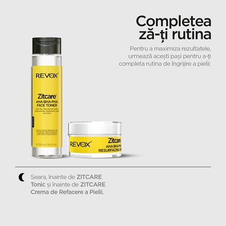 Revox B77 Zitcare AHA BHA PHA Face Wash gel de curățare blând cu efect de exfoliere