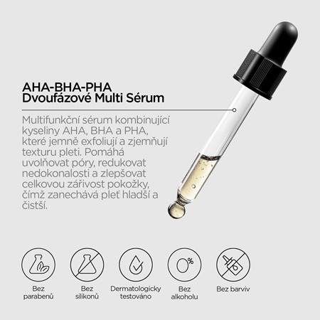 Revox B77 Zitcare AHA BHA PHA Bi-Phase Multi Serum dvoufázové sérum pro vyhlazení a zmatnění pleti
