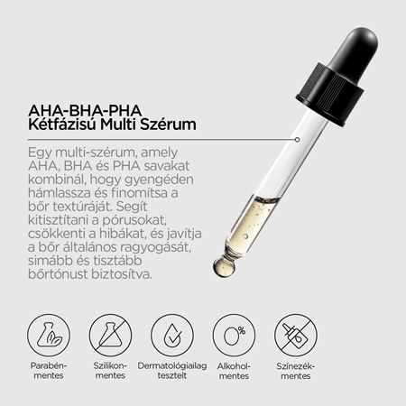 Revox B77 Zitcare AHA BHA PHA Bi-Phase Multi Serum kétfázisú szérum a sima és matt arcbőrért