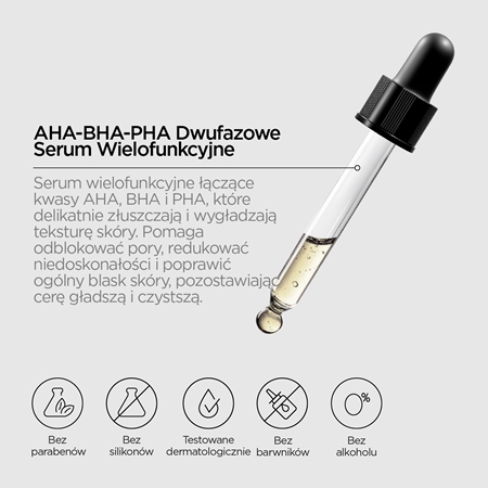 Revox B77 Zitcare AHA BHA PHA Bi-Phase Multi Serum serum dwufazowe dla wygładzonej i zmatowionej cery