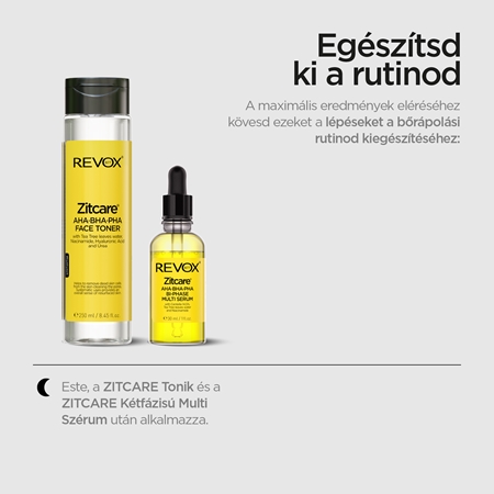 Revox B77 Zitcare AHA BHA PHA Resurfacing Cream kisimító éjszakai krém