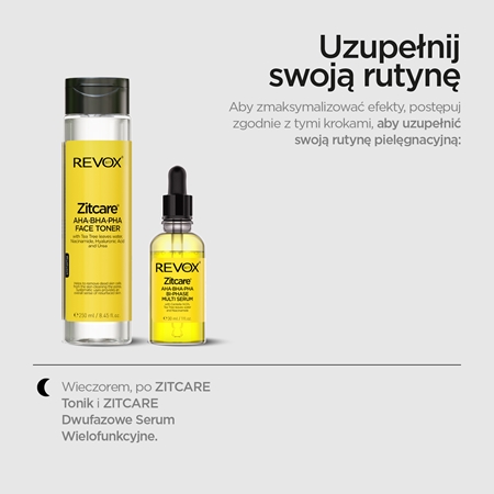 Revox B77 Zitcare AHA BHA PHA Resurfacing Cream wygładzający krem na noc