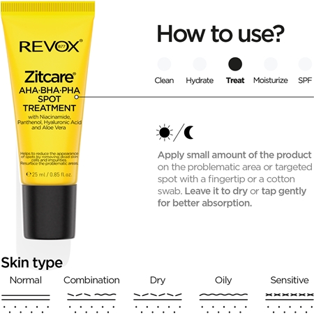Revox B77 Zitcare AHA BHA PHA Spot Treatment lokalna nega proti aknam
