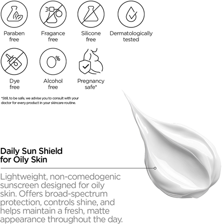 Revox B77 JUST Daily Sun Shield zaščitna krema za mastno in mešano kožo SPF 50+