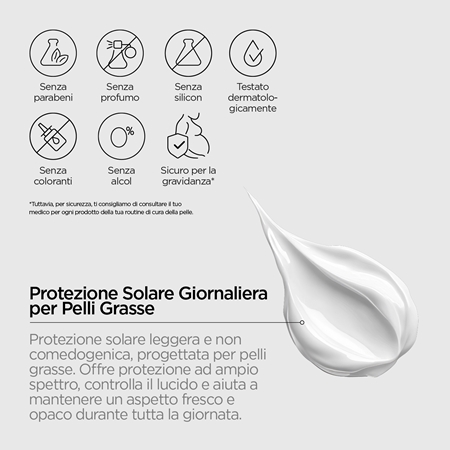 Revox B77 JUST Daily Sun Shield crema protettiva per pelli grasse e miste SPF 50+