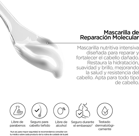 Revox B77 PLEX Molecular Repair Mask mascarilla regeneradora sin aclarado para cabello