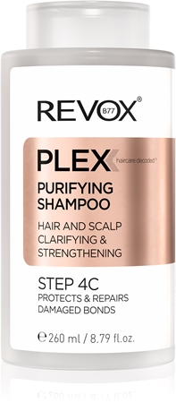 Revox B77 PLEX Purifying Shampoo. Step 4C čisticí šampon pro posílení poškozených vlasů