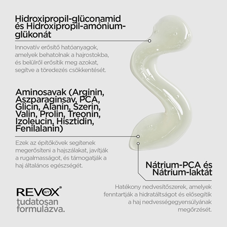 Revox B77 PLEX Purifying Shampoo. Step 4C tisztító sampon károsodott haj erősítésére