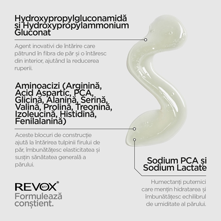 Revox B77 PLEX Purifying Shampoo. Step 4C sampon pentru curatare pentru întărirea părului deteriorat