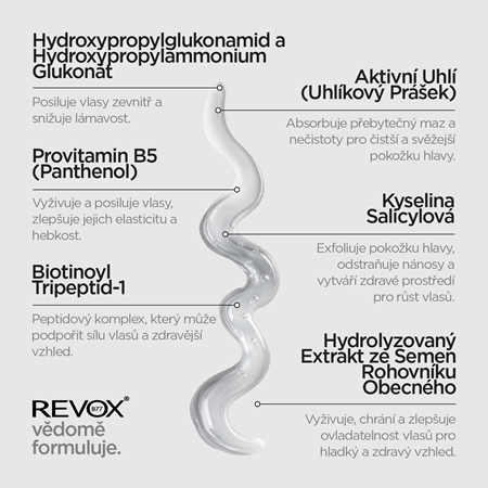 Revox B77 PLEX Detoxifying Shampoo. Step 4D čisticí detoxikační šampon