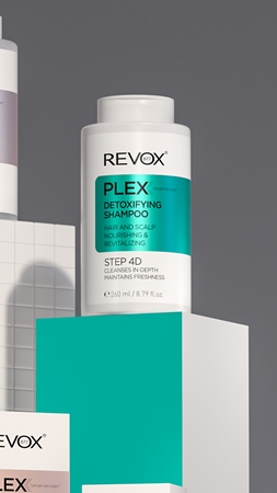 Revox B77 PLEX Detoxifying Shampoo. Step 4D čisticí detoxikační šampon