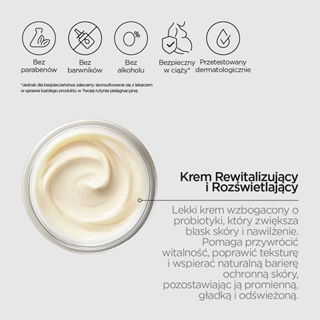 Revox B77 Skintreats Biotic Revitalising Radiance Cream krem rewitalizujący z efektem rozświetlającym